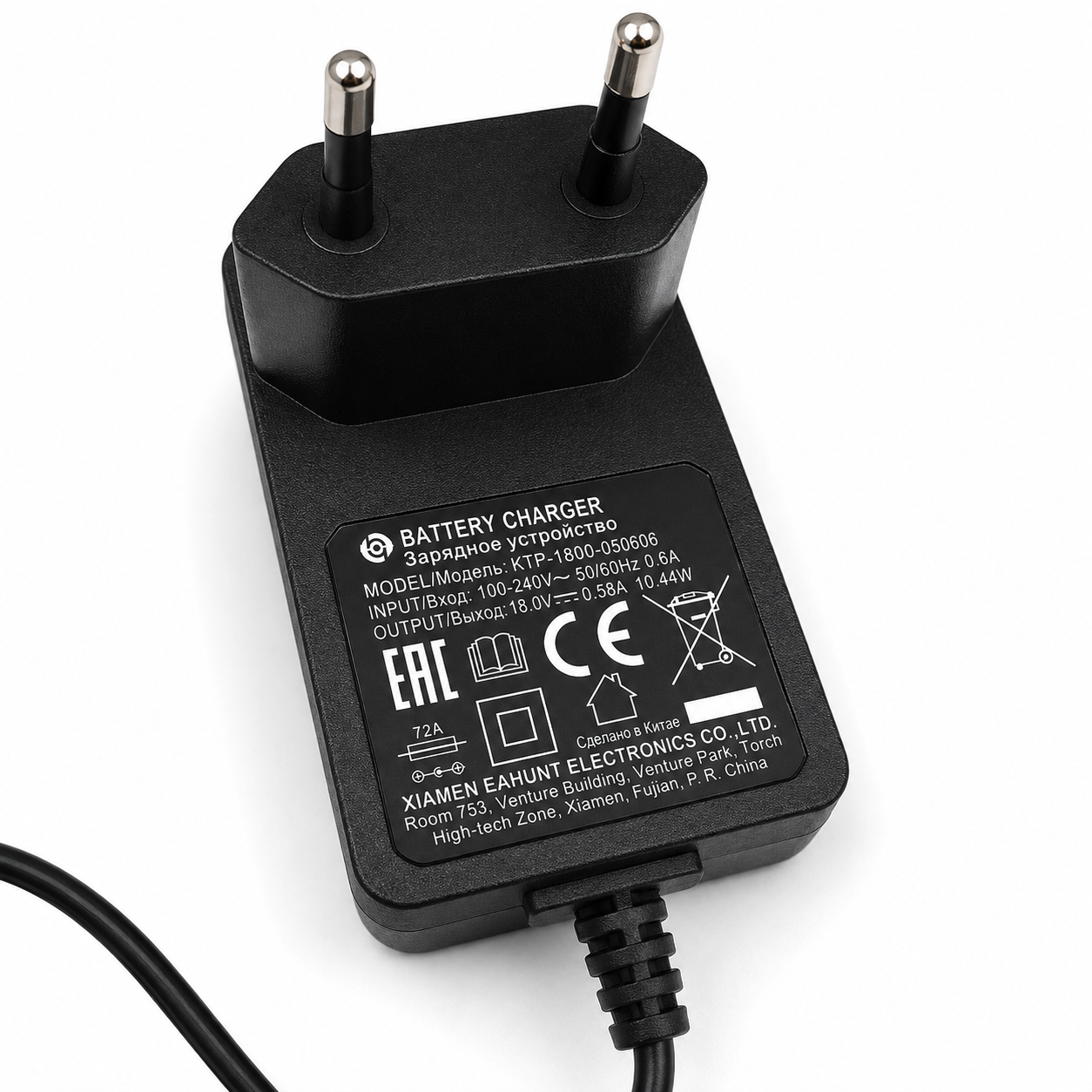 Dreame Trouver J10 | Original Spare & Repair Parts: Charging Power Adapter, EU Plug