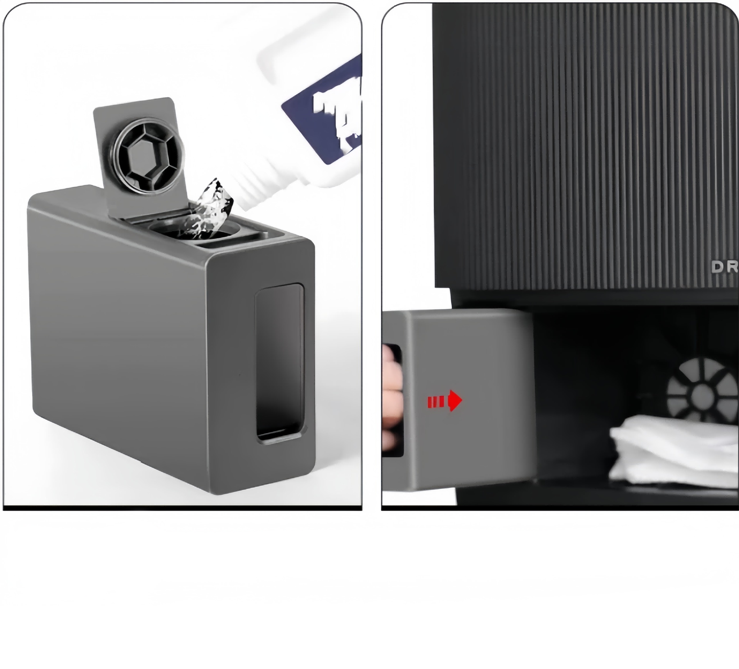 Dreame L10s Pro Ultra, X30 Ultra, X40 Ultra, L30 Pro Ultra, S20 Ultra | Original Spare & Repair Parts For Auto Empty Dock: Cleaning Liquid Box