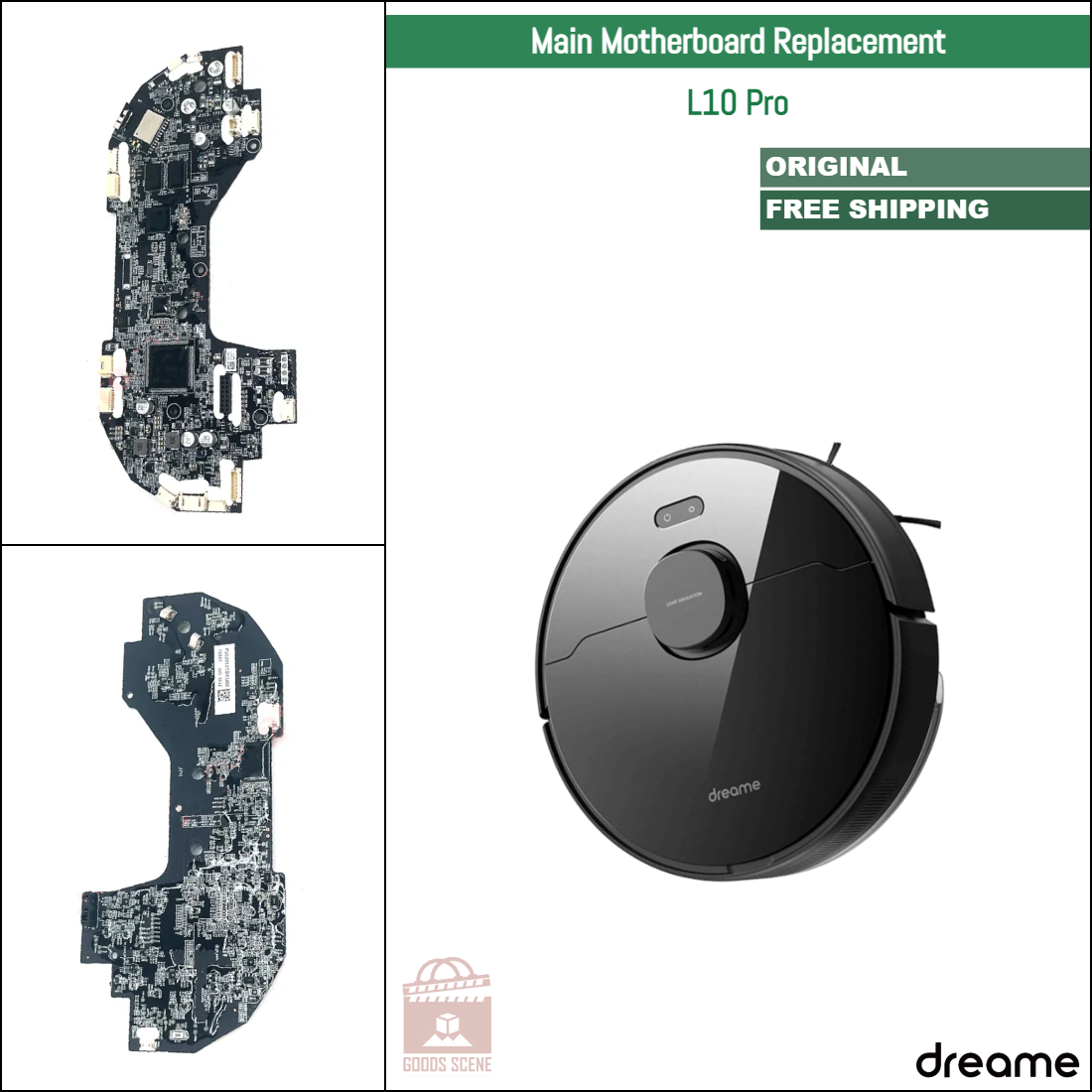 Dreame Bot L10 Pro | Original Spare & Repair Parts: Main PCB Motherboard Replacement