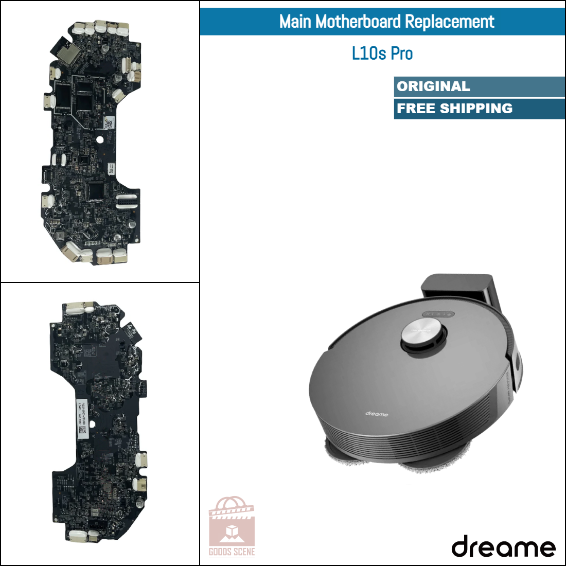 Dreame Bot L10s Pro | Original Spare & Repair Parts: Main PCB Motherboard Replacement