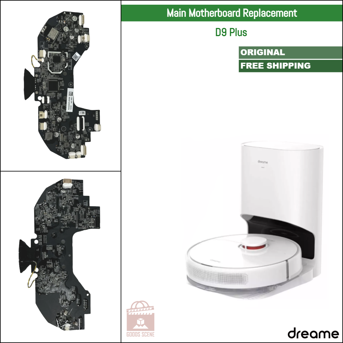 Dreame Bot D9+ | Original Spare & Repair Parts: Main PCB Motherboard Replacement