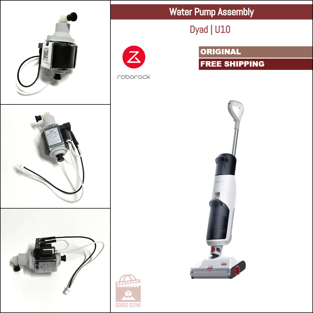 Roborock Dyad | Original Spare & Repair Parts: Water Pump Assembly