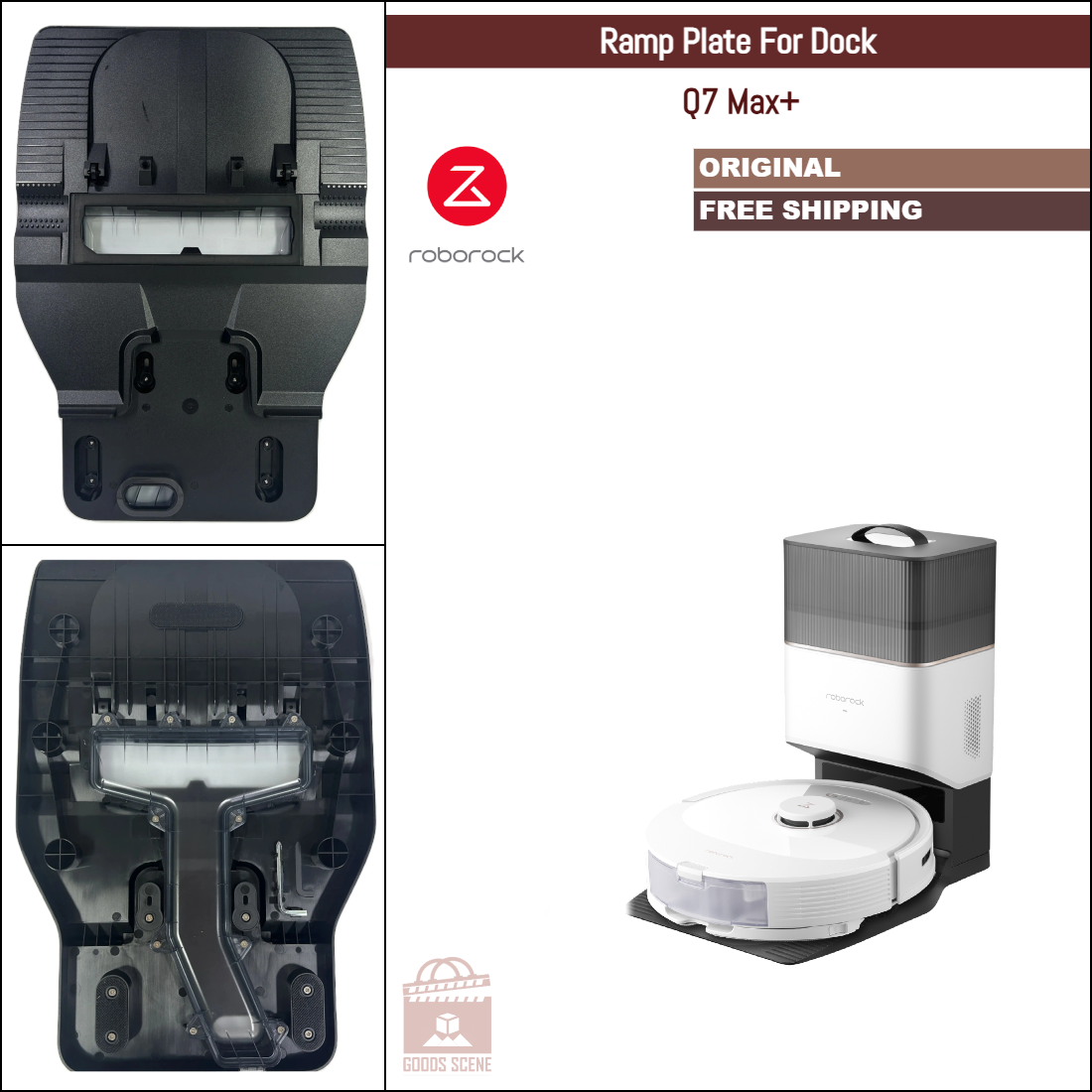 Roborock Q7 Max+ | Original Spare Parts & Accessories For Auto-Empty Dock: Ramp Plate
