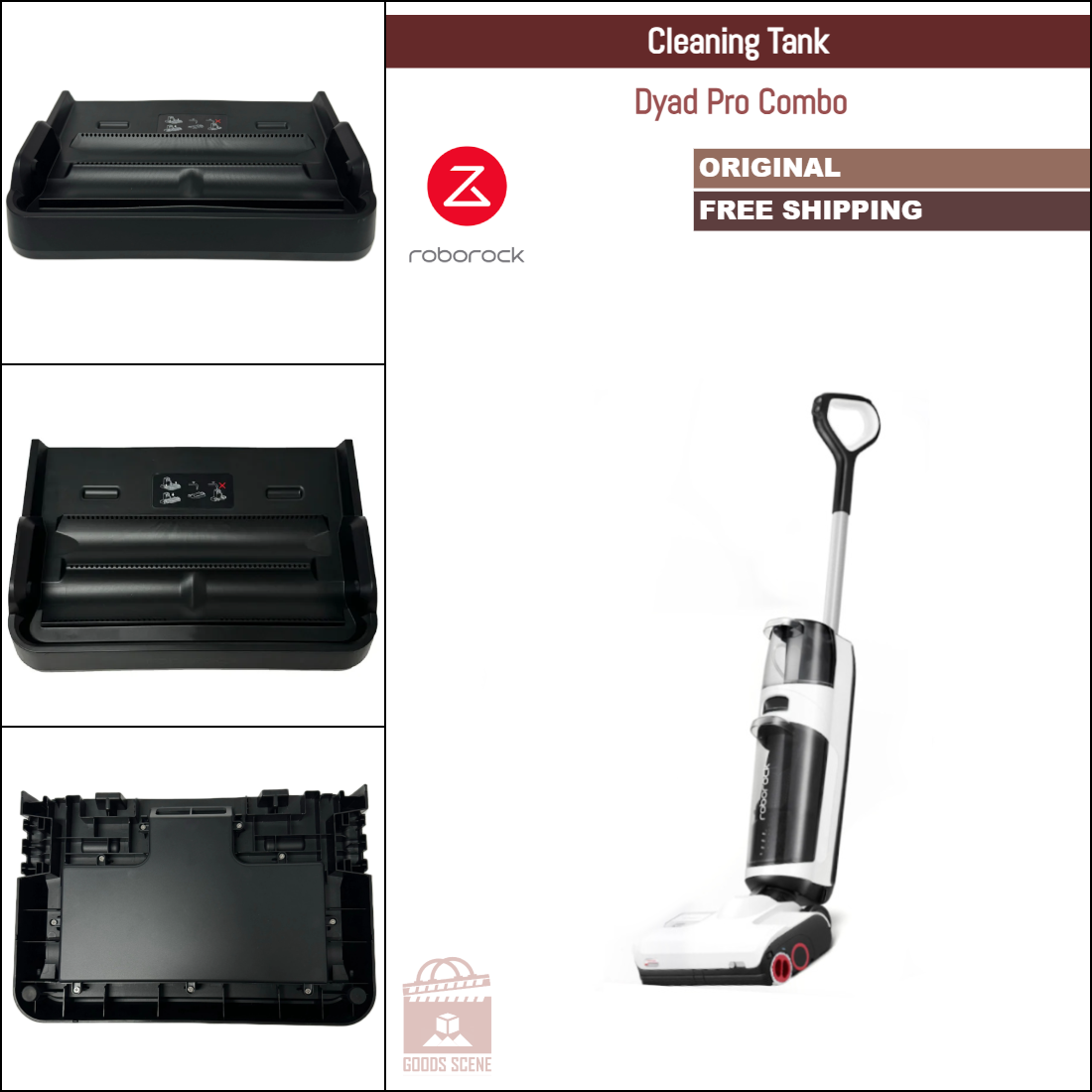 Roborock Dyad Pro Combo | Original Spare Parts & Accessories: Cleaning Tank Tray
