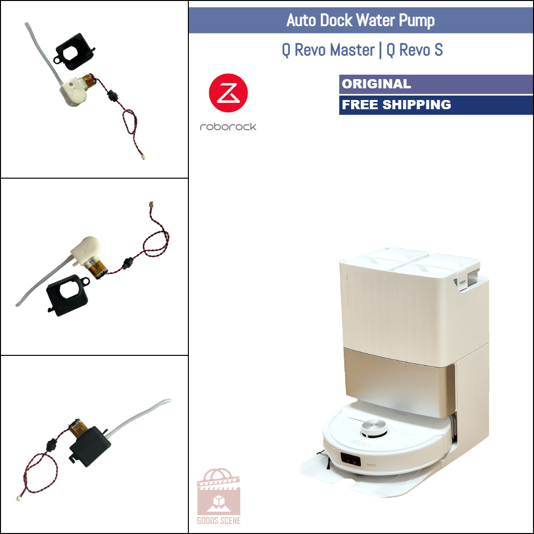 Roborock Qrevo Master, Qrevo S | Original Spare & Repair Parts For Auto Dock: Water Pump