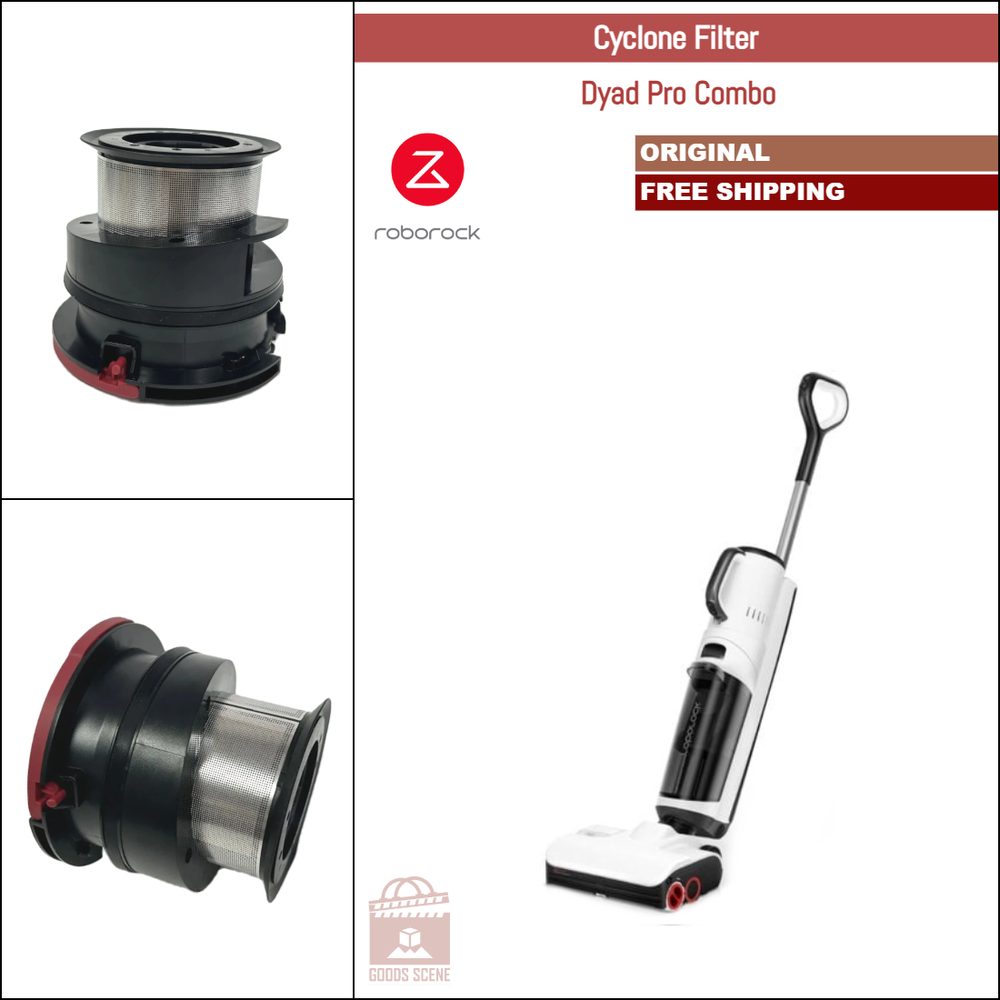 Roborock Dyad Pro Combo | Original Spare Parts & Accessories: Cyclone Filter