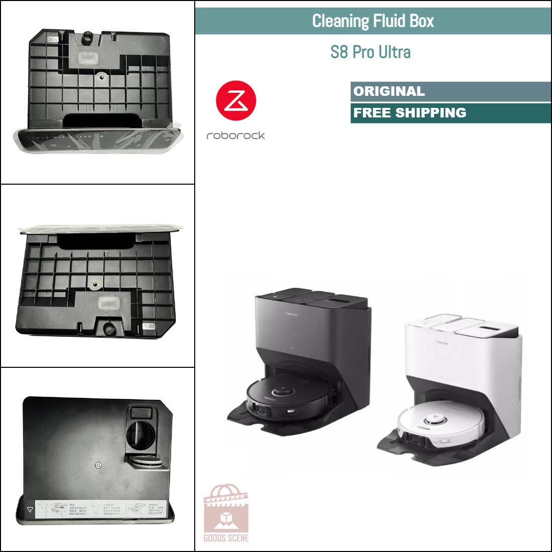 Roborock S8 Pro Ultra | Original Spare Parts & Accessories: Cleaning Fluid Box