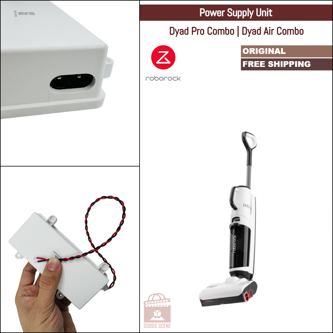 Roborock Dyad Pro Combo, Dyad Air Combo | Original Spare & Repair Parts: Power Supply Board