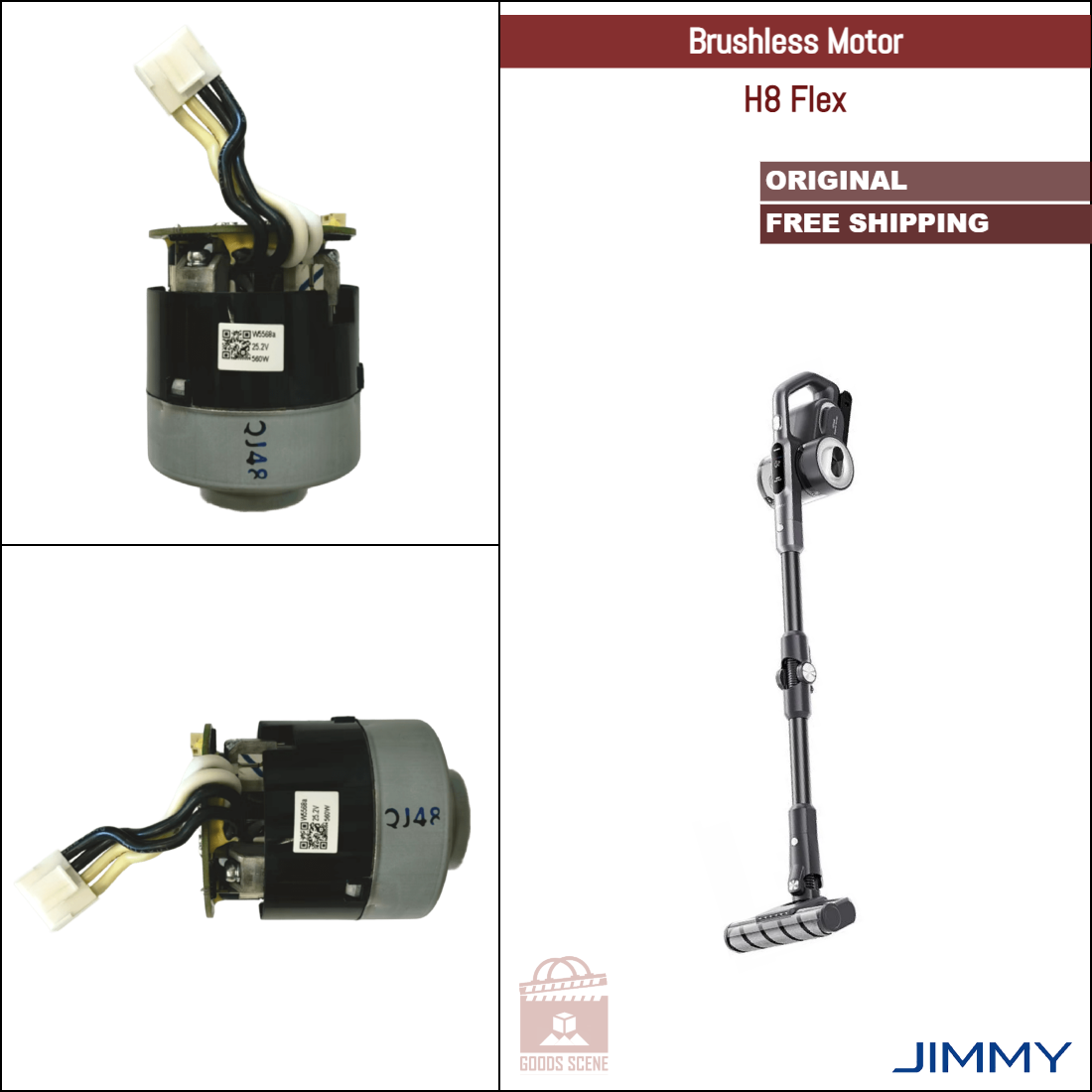 Jimmy H8 Flex | Original Spare & Repair Parts: Brushless Motor