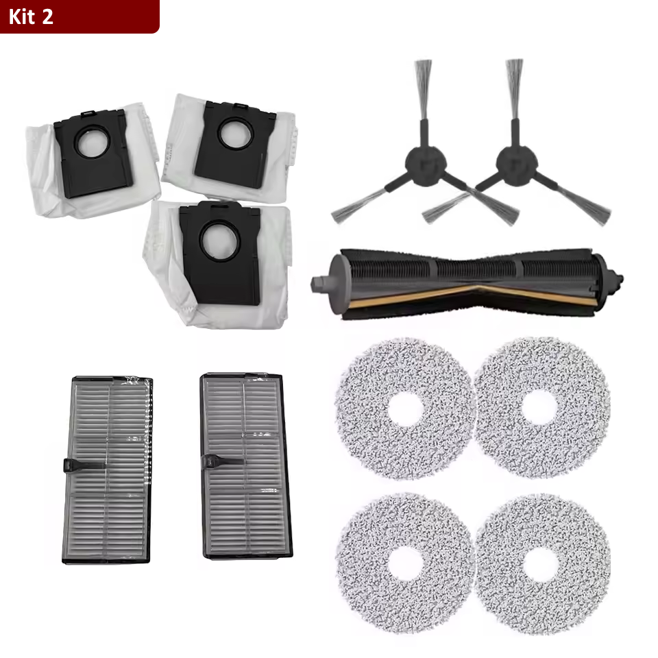 Dreame X40 Ultra, L40 Ultra | Original Consumable Parts & Accessories: Brushes, Hair Cut TriCut Brush, Mops, HEPA Filters, Dust Bags (Kits)