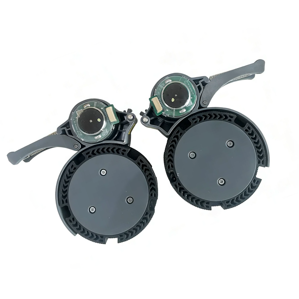 Roborock S5, S50, S51, E20, Xiaowa E25, E3, C10 | Originale reserve- og reparasjonsdeler: Venstre og høyre hovedhjul, forhjul