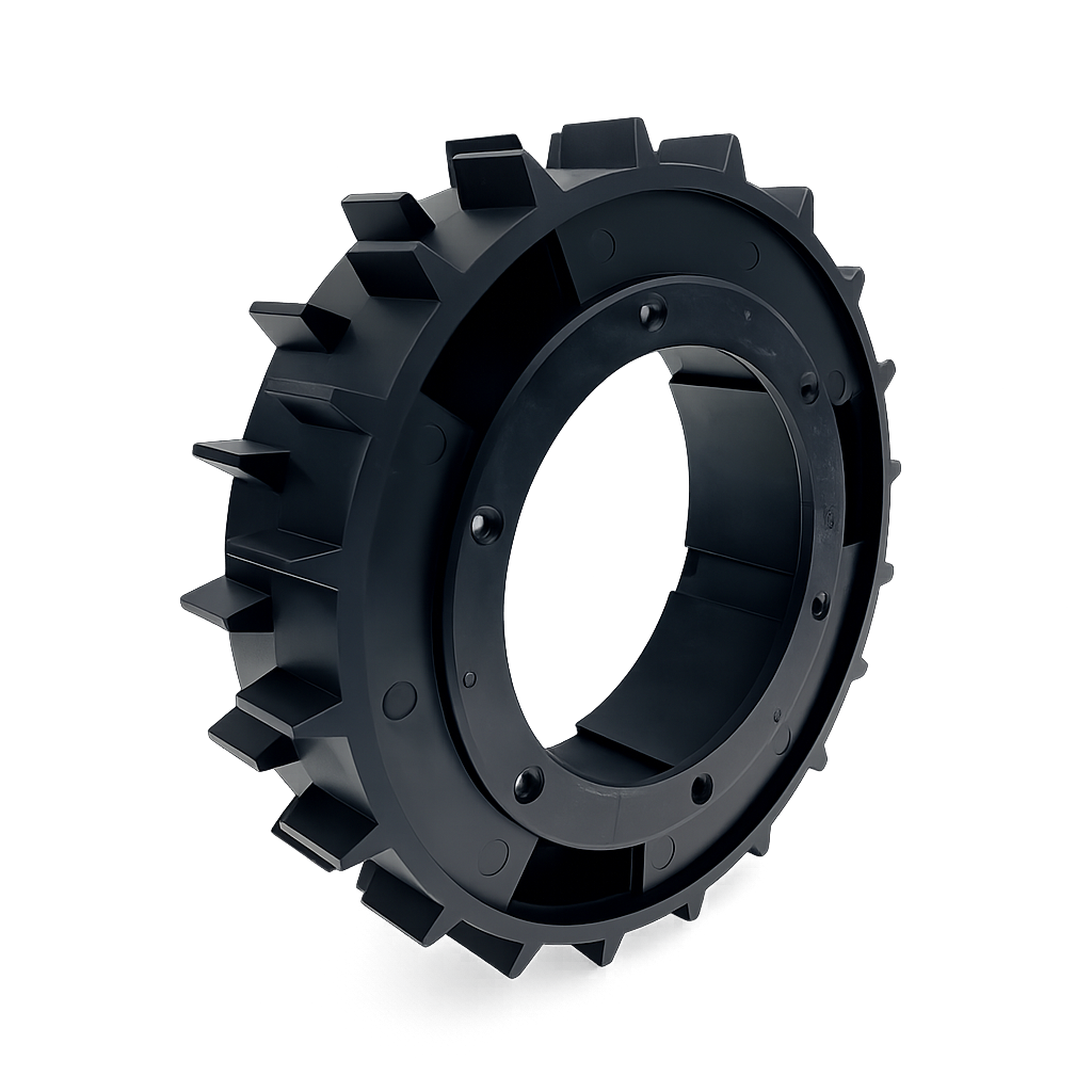 Roborock S4 Max, S5 Max, S6 Pure, S6 MaxV, S7 Pro, S8, Q5, Q7, Q Revo og forskjellige modeller | Originale reserve- og reparasjonsdeler: Omni-Directional hjul foran