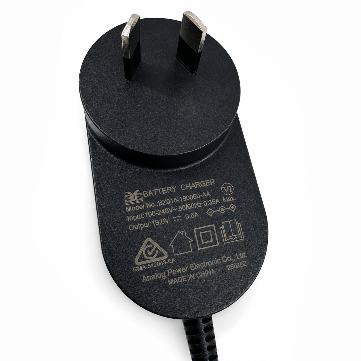 Dreame Trouver E10, MOVA E20 | Original Spare & Repair Parts: Charging Power Adapter, AU Plug
