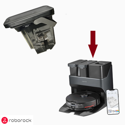 Roborock S7 MaxV Ultra, S7 Pro Ultra | Original Spare Parts & Accessories For Auto-Empty Wash Fill Dock: Water Tanks, Tank Filter, Ramp Plate & Dustbin Cover