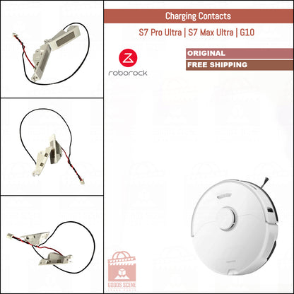 Roborock S7 Max Ultra, S7 Pro Ultra, G10 | Original Spare & Repair Parts: Charging Contact Pieces