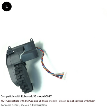 Roborock S6, S60, S61, S65 | Originale Ersatz- und Reparaturteile: Haupträder rechts und links