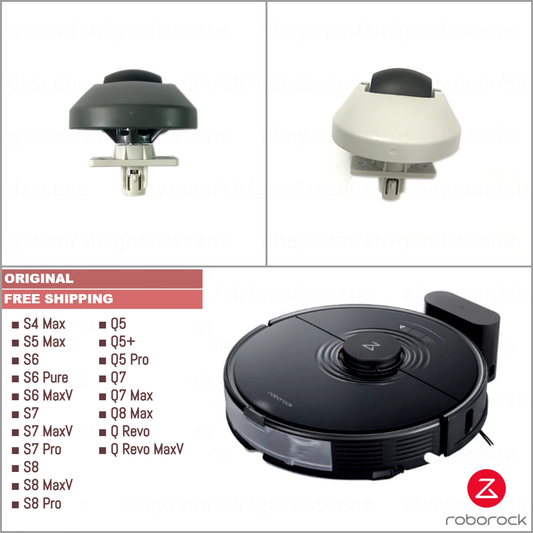 Roborock S4 Max, S5 Max, S6 Pure, S6 MaxV, S7 Pro, S8, Q7, Q8, Q Revo And Various Models | Original Spare & Repair Parts: Front Omni-Directional Caster Wheel