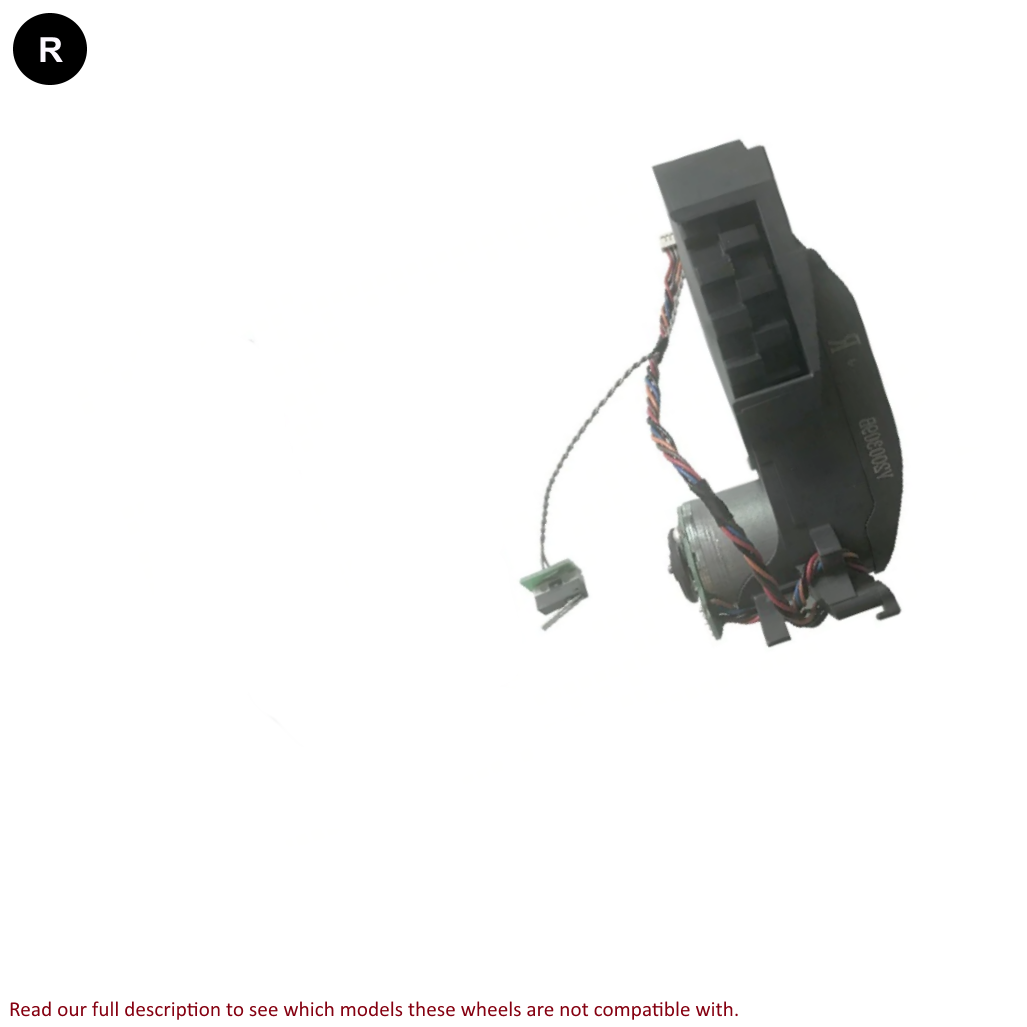 Roborock S4 Max, S5 Max, S6 Pure, S6 MaxV, S7 og forskjellige modeller | Originale reserve- og reparasjonsdeler: Venstre og høyre hovedhjul, gammel produksjonsversjon