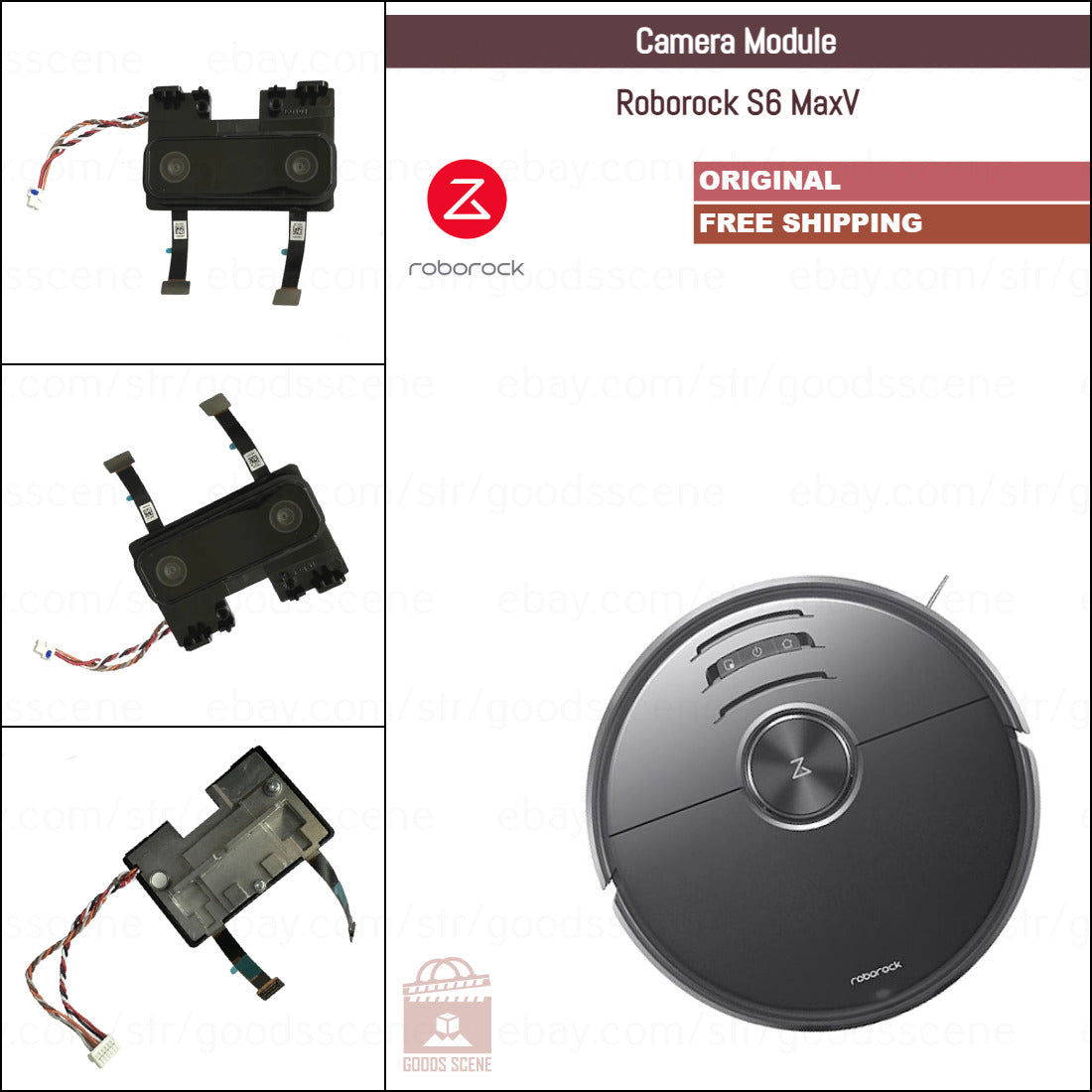 Roborock S6 MaxV | Original Ersatz- und Reparaturteile: Kameramontagemodul