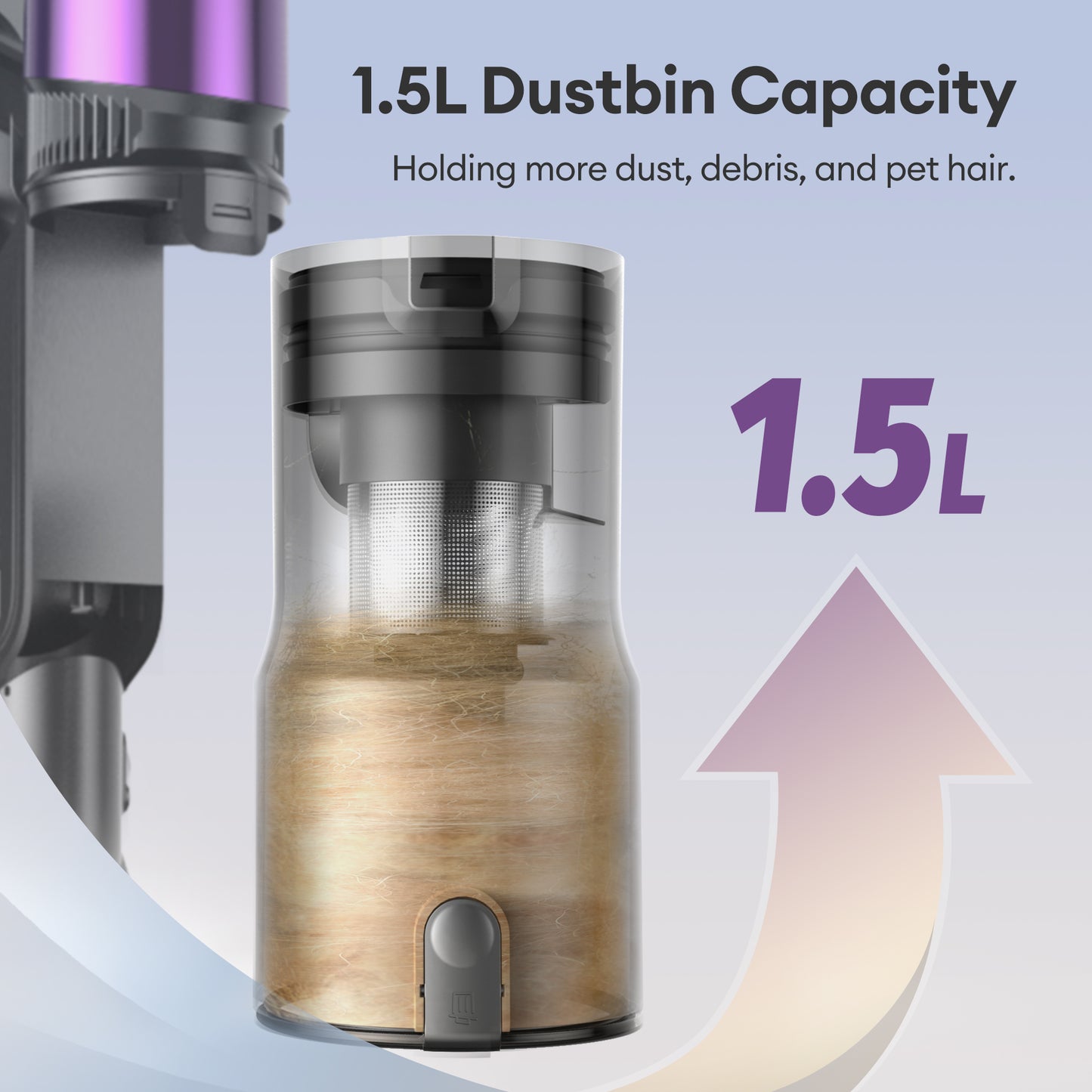 Ultenic U20 Cordless Stick Vacuum Cleaner | 55KPa Suction & Removable Battery