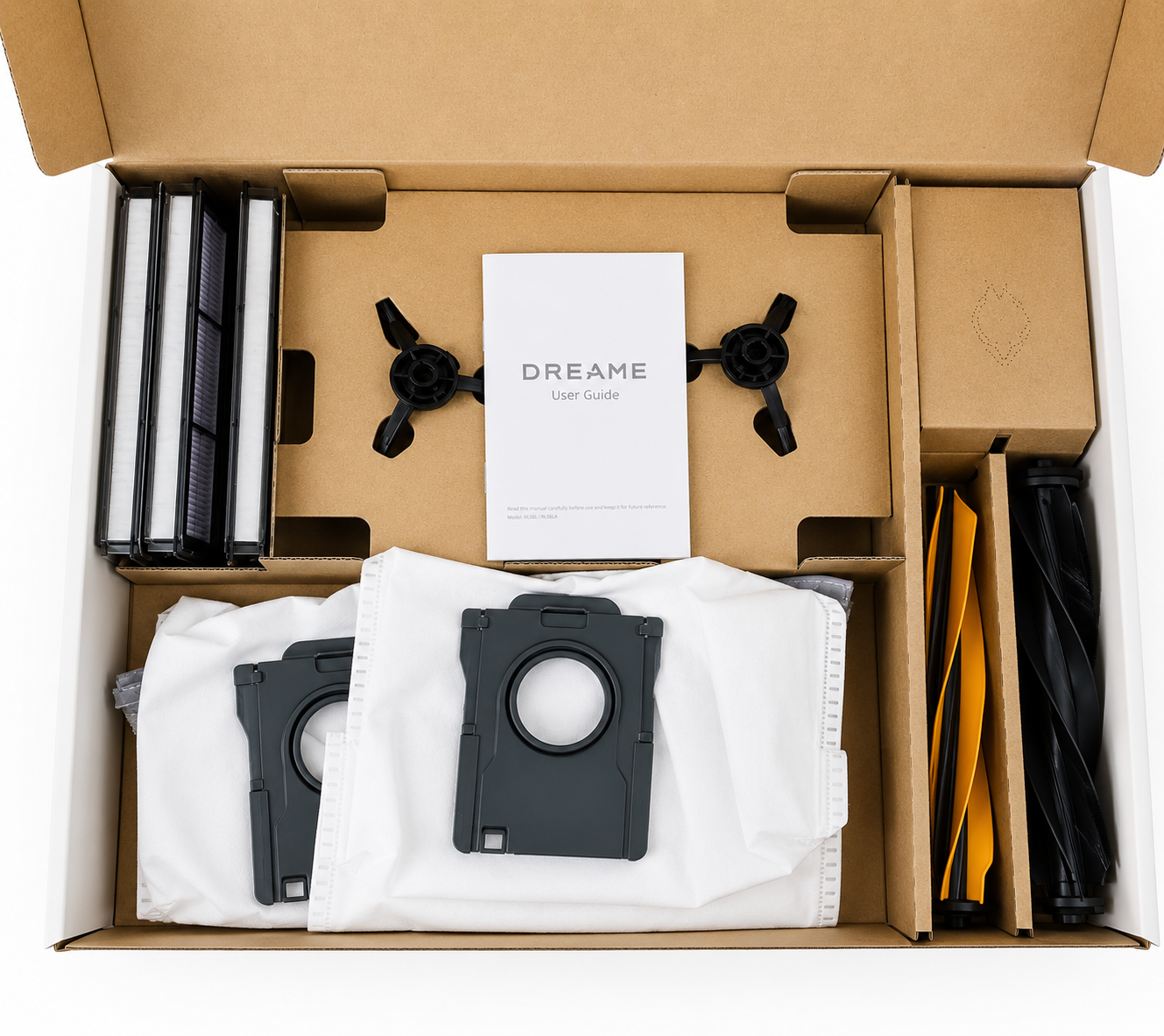 Dreame D20 Pro Plus, GoVac 300 | Original Consumable Parts & Accessories: Brushes, Mops, HEPA Filters, Dust Bags (Kit)