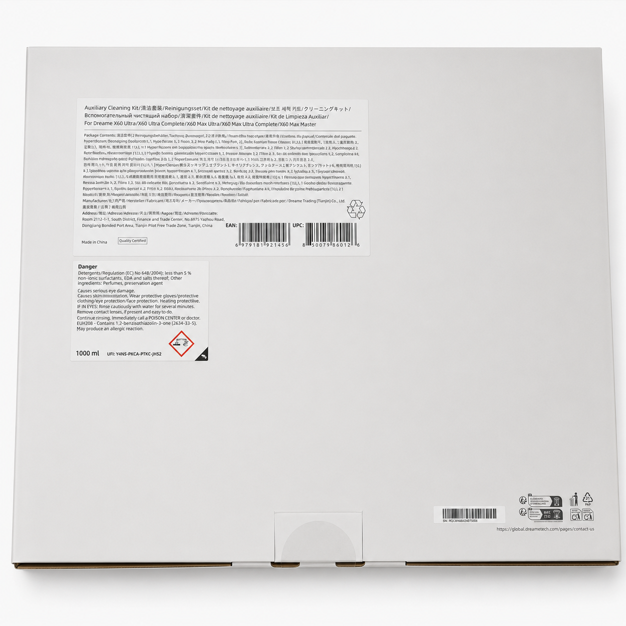 Dreame X60 Ultra, X60 Ultra Complete, X60 Master, X60 Max Ultra, X60 Max Ultra Complete, X60 Max Master | Original Consumable Parts & Accessories: Brushes, Mops, HEPA Filters, Dust Bags, Cleaning Liquid (Kit)