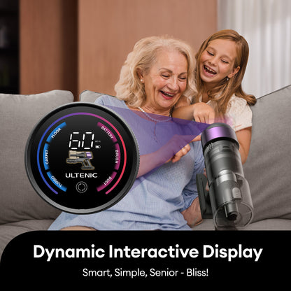 Ultenic U20 Cordless Stick Vacuum Cleaner | 55KPa Suction & Removable Battery