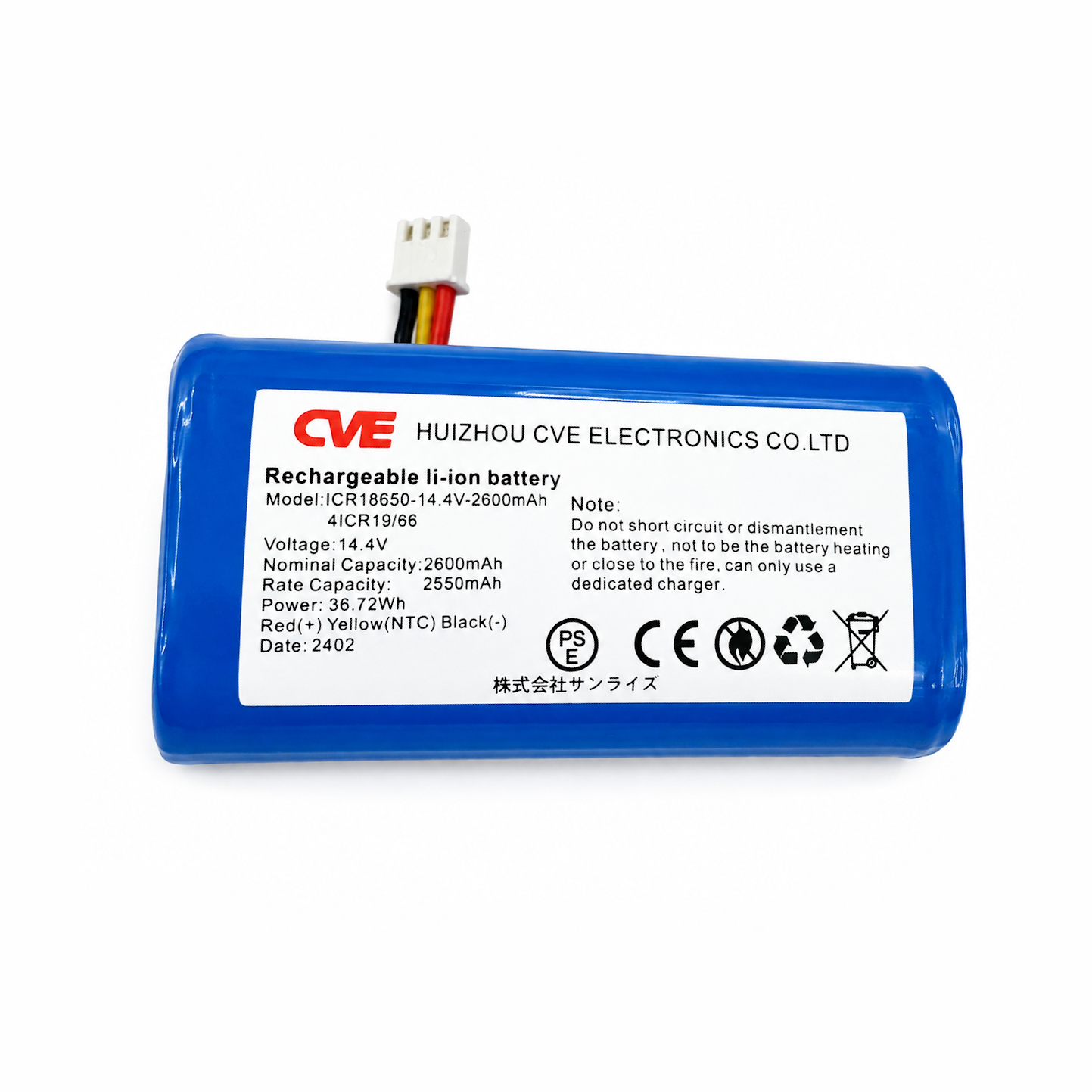 Roborock S4, S5, S6, S6 Pure, S7, S8, Q5, Q7, Q Revo MaxV Pro og forskjellige modeller | Originale reserve- og reparasjonsdeler: OEM-batterierstatning, 5200mAh