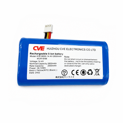 Roborock S4, S5, S6, S6 Pure, S7, S8, Q5, Q7, Q Revo MaxV Pro og forskjellige modeller | Originale reserve- og reparasjonsdeler: OEM-batterierstatning, 5200mAh