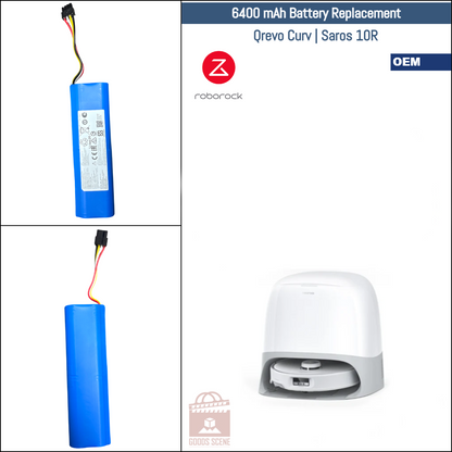 Roborock S4, S5, S6, S6 Pure, S7, S8, Q5, Q7, Q Revo MaxV Pro und verschiedene Modelle | Originale Ersatz- und Reparaturteile: OEM-Akkuersatz, 5200 mAh