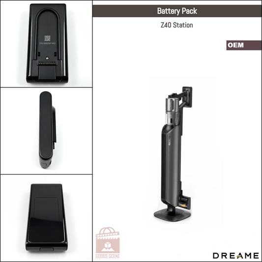 Dreame Z40 Station | Original Spare & Repair Parts: OEM Removable Battery Pack Replacement
