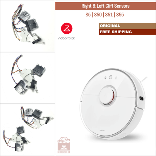 Roborock S5, S50, S51, S55 | Original Spare & Repair Parts: Right & Left Cliff Sensors Bumper Assembly