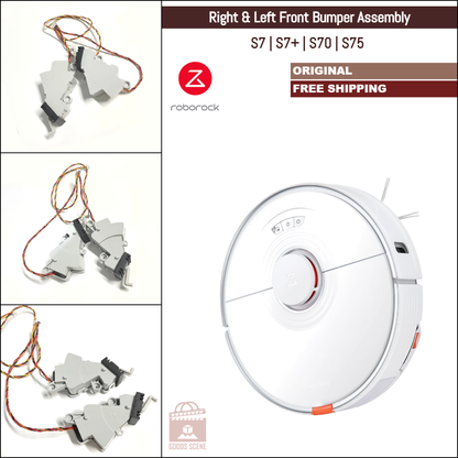 Roborock S7, S70, S75 | Original Spare & Repair Parts: Water Tank & Mop Cloth Mount Detection Harness Front Bumper Assembly