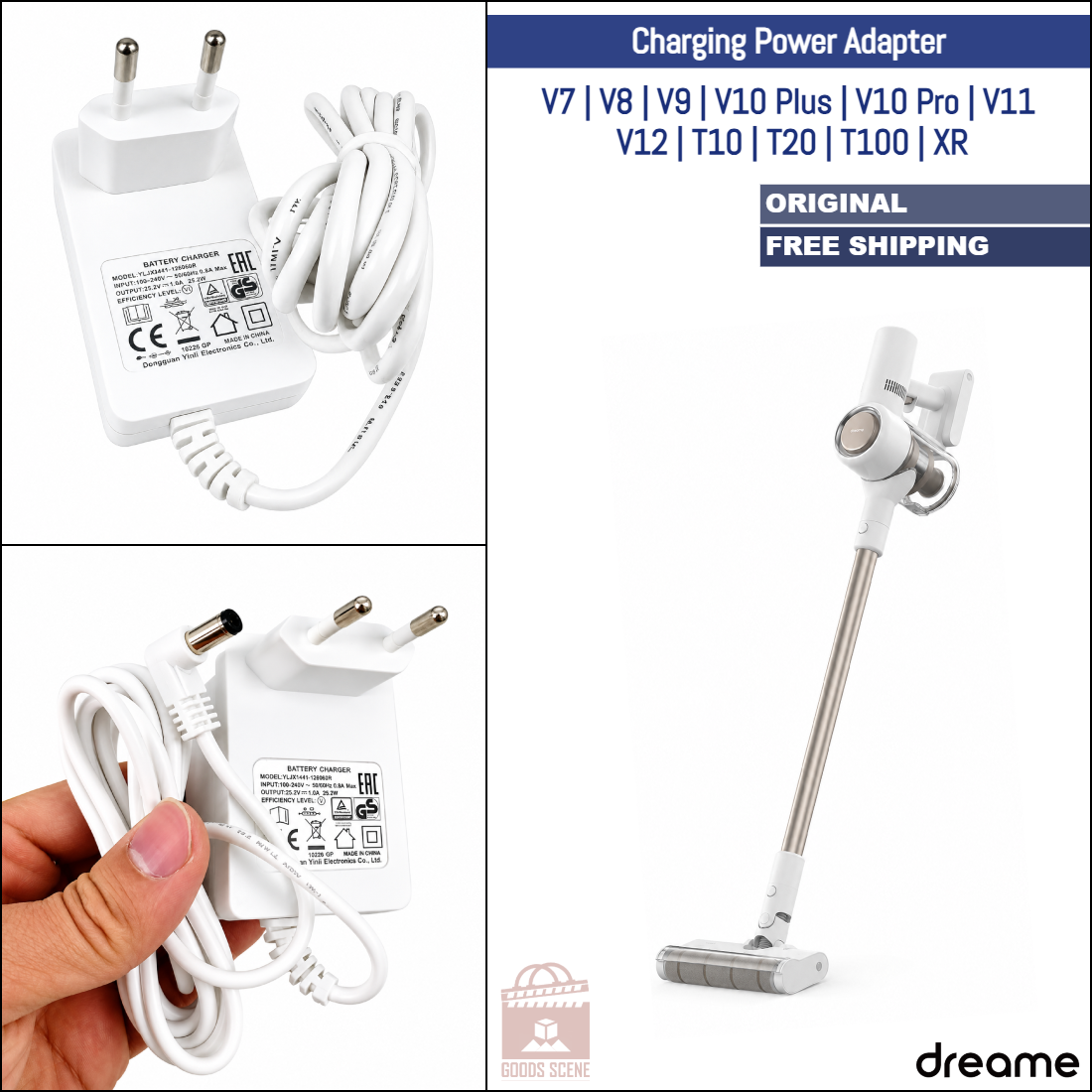 Roborock Dyad, U10 | Originale reservedeler og reparasjonsdeler: Spear hovedkort hovedkort, 220V