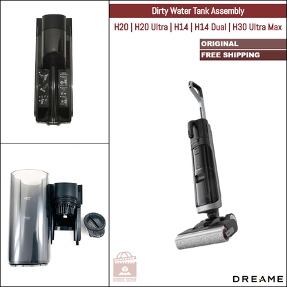 Dreame H20, H20 Ultra, H14, H14 Dual, H30 Ultra Max | Original Spare Parts & Accessories: Dirty Water Tank Assembly