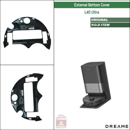 Dreame L40 Ultra | Reserved-Used Original Spare Parts: Bottom Cover Coat Replacement, Black