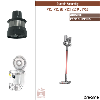 Dreame V11, V11 SE, V12, V12 Pro, V16 | Original Spare Parts & Accessories: Dustbin Assembly