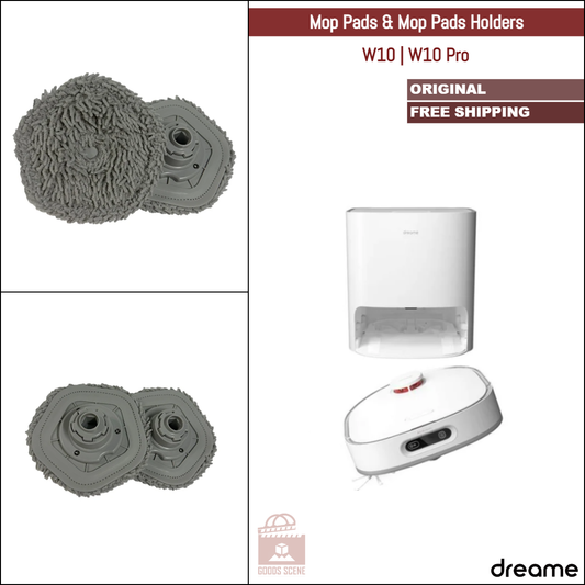 Dreame W10, W10 Pro | Original Spare Parts & Accessories: Mop Pads & Mop Pads Holders