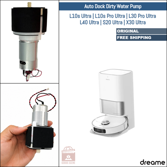Dreame L10s Ultra, L10s Pro Ultra, L30 Pro Ultra, L40 Ultra, S20 Ultra, X30 Ultra | Original Spare & Repair Parts For Auto Empty Dock: Dirty Water Pump