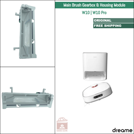 Dreame W10, W10 Pro | Original Spare & Repair Parts: Main Brush Gearbox Motor With Housing
