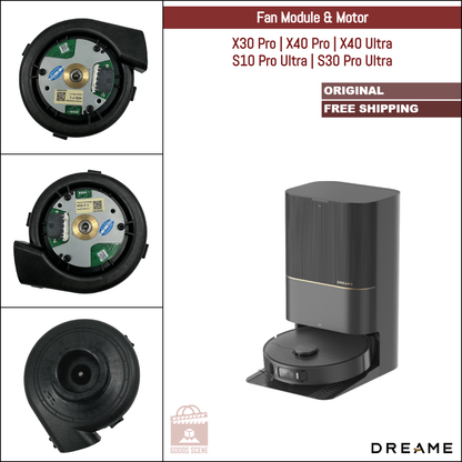 Dreame X30 Pro, X40 Pro, X40 Ultra, S10 Pro Ultra, S30 Pro Ultra | Original Spare & Repair Parts: Fan Motor Module