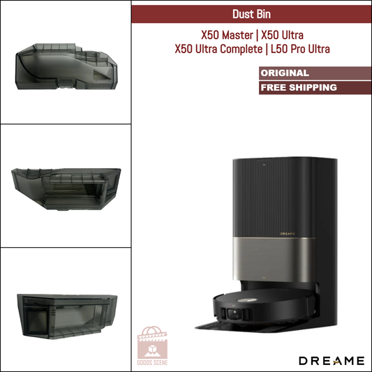 Dreame X50 Master, X50 Ultra, X50 Ultra Complete, L50 Pro Ultra | Original Spare Parts & Accessories: Dustbin Dust Box