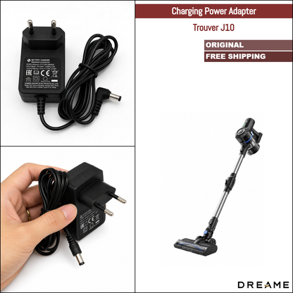 Dreame Trouver J10 | Original Spare & Repair Parts: Charging Power Adapter, EU Plug