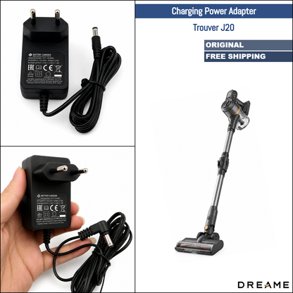 Dreame Trouver J20 | Original Spare & Repair Parts: Charging Power Adapter, EU Plug