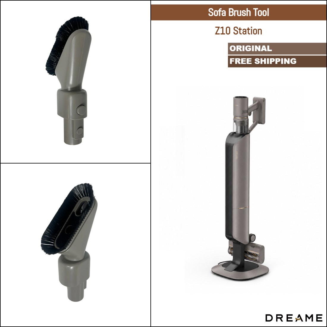 Dreame Z10 Station | Original Spare Parts & Accessories: Sofa Brush