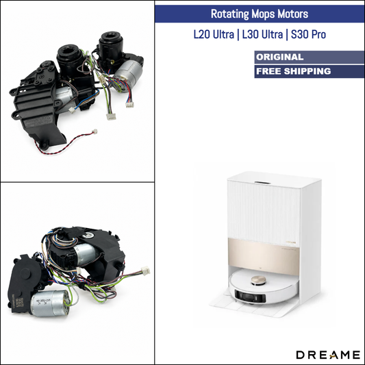 Dreame L20 Ultra, L30 Ultra, S30 Pro | Original Spare & Repair Parts: Left & Right Spinning Mops Rack Gearbox Motors