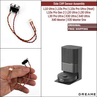 Dreame D9, D9 Pro, L10 Plus, L10 Pro | Originale reservedeler og reparasjonsdeler: LDS Laser Lidar Sensor