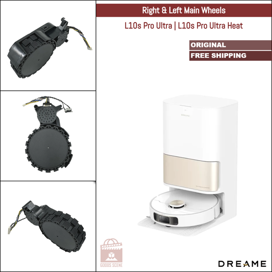 Dreame L10s Pro Ultra, L10s Pro Ultra Heat | Original Spare & Repair Parts: Main Right & Left Wheels