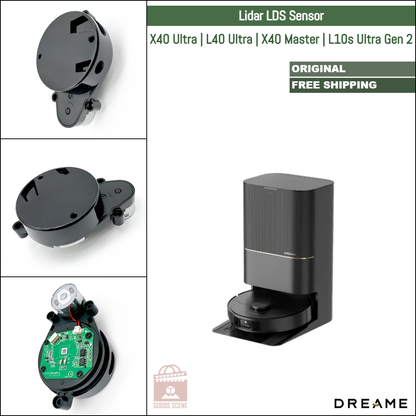 Dreame D9, D9 Pro, L10 Plus, L10 Pro | Original Ersatz- und Reparaturteile: LDS Laser Lidar Sensor