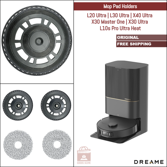 Dreame L20 Ultra, L30 Ultra, X40 Ultra, X30 Master One, X30 Ultra, L10s Pro Ultra Heat | Original Spare Parts & Accessories: Mop Pad Mount Tray Holder